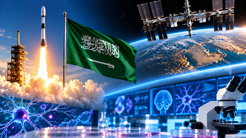 السعودية تطلق أول عينات بيولوجية من نوعها في الشرق الأوسط إلى الفضاء