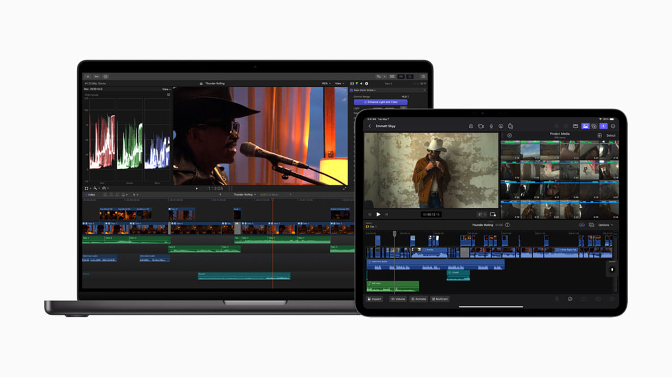 Final Cut Pro يرتقي بإبداع الفيديوهات مع ميزة Live Multicam في iPad وميزات الذكاء الاصطناعي الجديدة في Mac